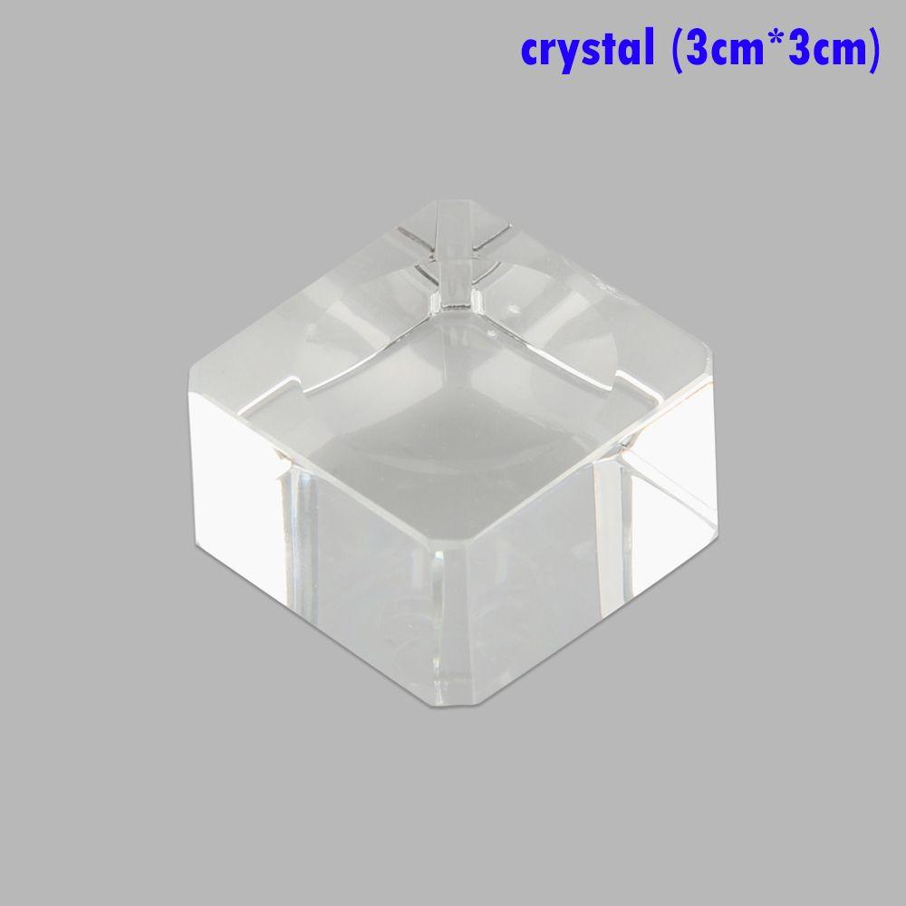 Подставка для шара, деревянная подставка, основание из хрустальной сферы, прозрачная подставка, квадратный стеклянный держатель