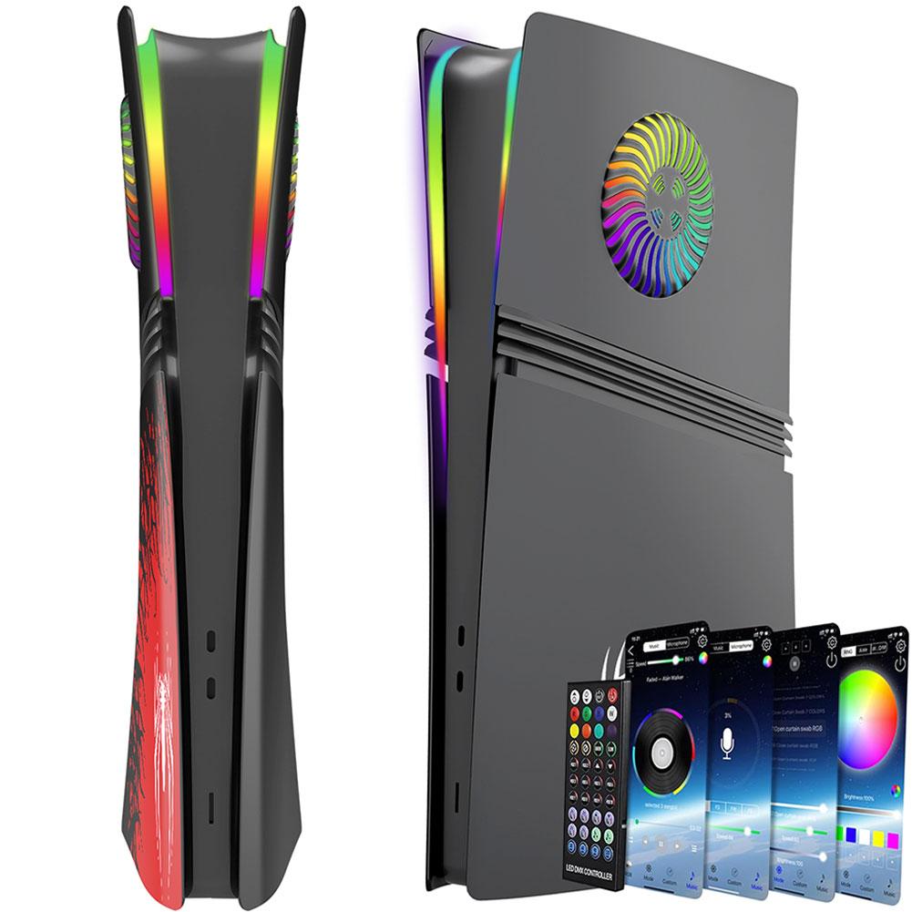 For Playstation5 Pro Limited Edition Spider Hard Faceplate Cover Premium ABS Replacement Shell Accessories For PS5 Console Cover