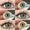 FUNSACHY Цветные контактные линзы Модные цветные косметические линзы для новых пользователей Макияж Зеленые контактные линзы Высококачественные натуральные контактные линзы