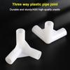 5pcs 8mm Elbow Connector Plant Support Two way 90 Degree Tee Way DIY Shelf Water Tube Joint