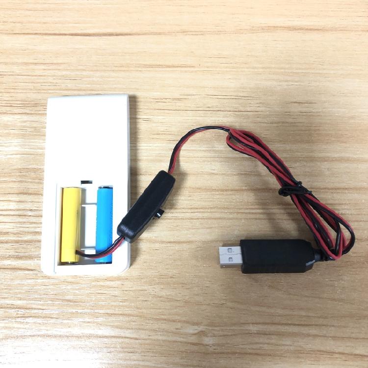Универсальный USB-преобразователь питания 3 В для батареек AAA, заменитель 2 шт. батареек AAA
