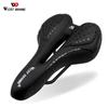 Bicycle Saddle Breathable PU Leather Hollow Cushion Comfortable Road MTB Bike Saddle GEL +