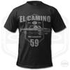 Футболка с эмблемой El-Camino 1959 года Мужская Классический Американский Автомобиль Фан-арт