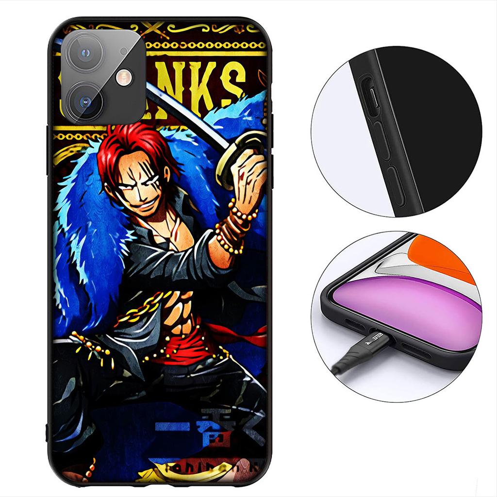 Shanks One Luffy Pieces Red Hair Protective Cover for Huawei P30 P20 Mate 20 Lite Pro Y7 Y6P Y7A 2019 Nova 5T 3I Phone Case