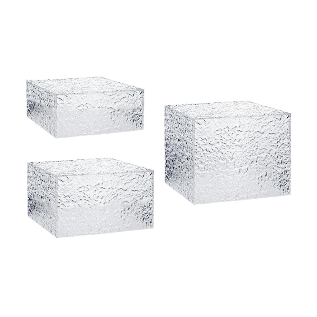 Акриловая кубическая витрина-подставка, 5-сторонняя, для демонстрации еды, подставка для фуршета, для ювелирных изделий, коллекционных предметов, косметики, коллекции, торта