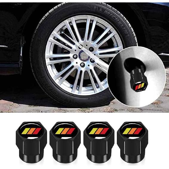 4Pack Aluminum Alloy Car Tire Valve Stem Caps Cover fit for Toyota Tacoma 4Runner Tundra Rav4 Highlander Accessories for Men Women