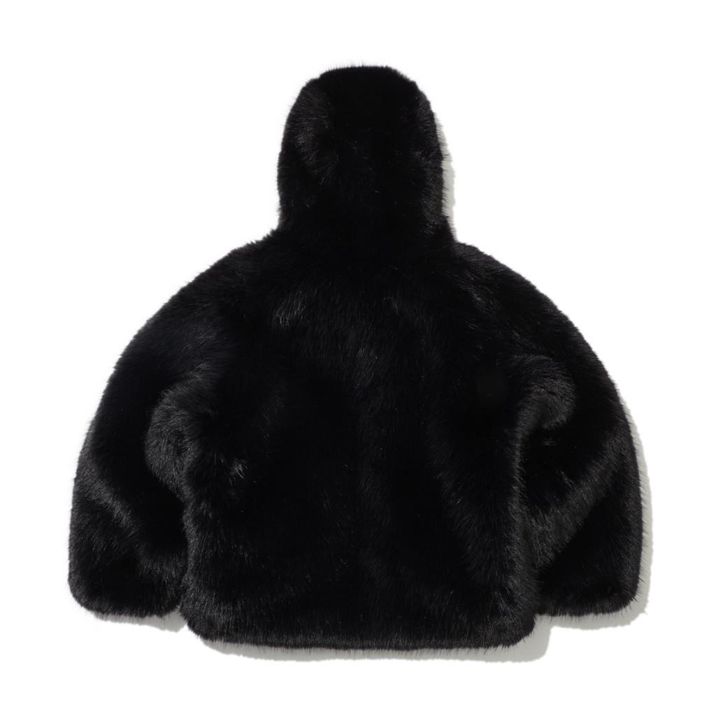 PENFIELD Crow Fur Hoodie Black_Fr4Wj30U