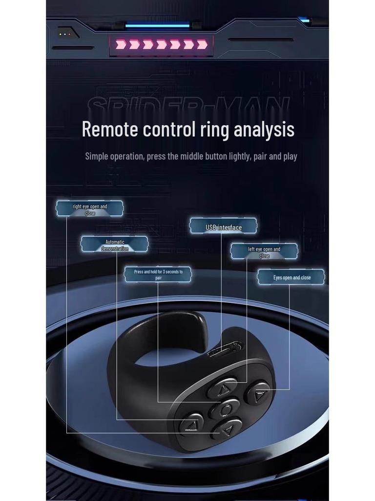 Светящаяся мигающая маска Человека-паука Венома для взрослых и детей