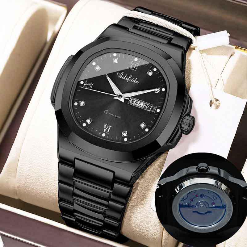 Мужские кварцевые часы Elifida Nautilus с застежкой-бабочкой