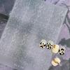 Simple Hollow French Nail Decals Transparent Spray-Painted Heart Butterfly Nail Art Stickers Fashion Manicure Decor
