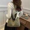 Корейская девушка ленивый стиль сумка через плечо летняя ниша большая вместимость сумка для студента колледжа подмышкой