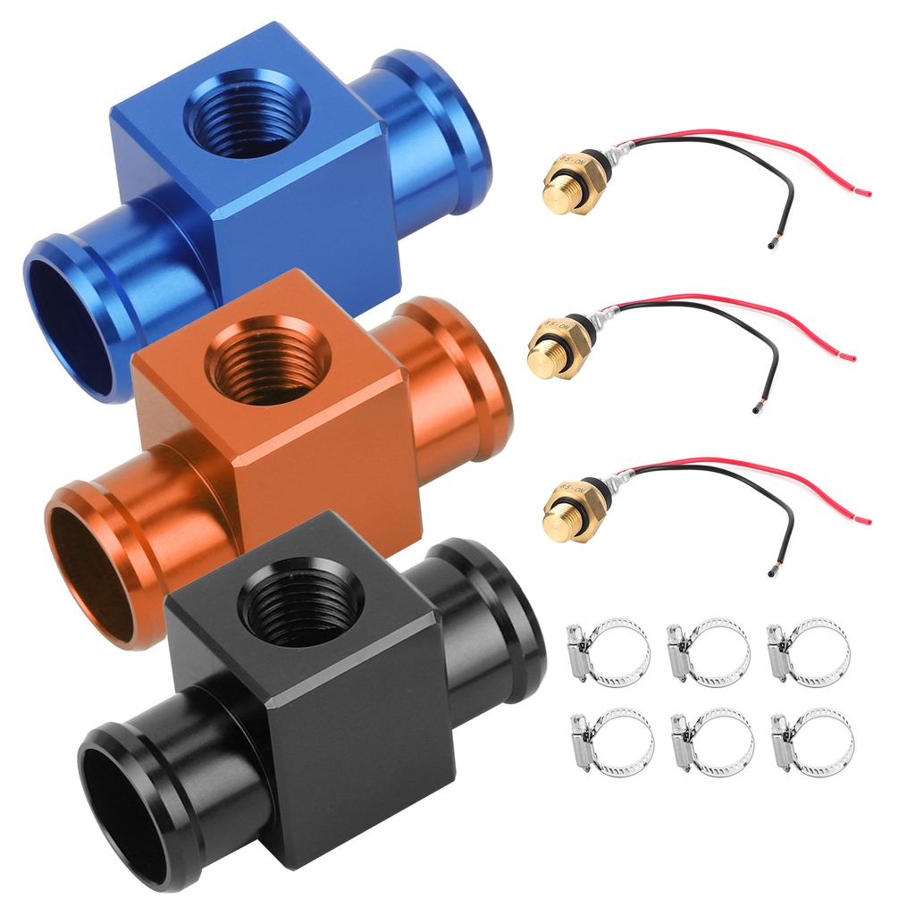 Thermostat Water Temperature Switch Radiator Coolant Fan Temp Sensor for Motorcycle ATV Off Road Vehicle Radiator Hose Adapter