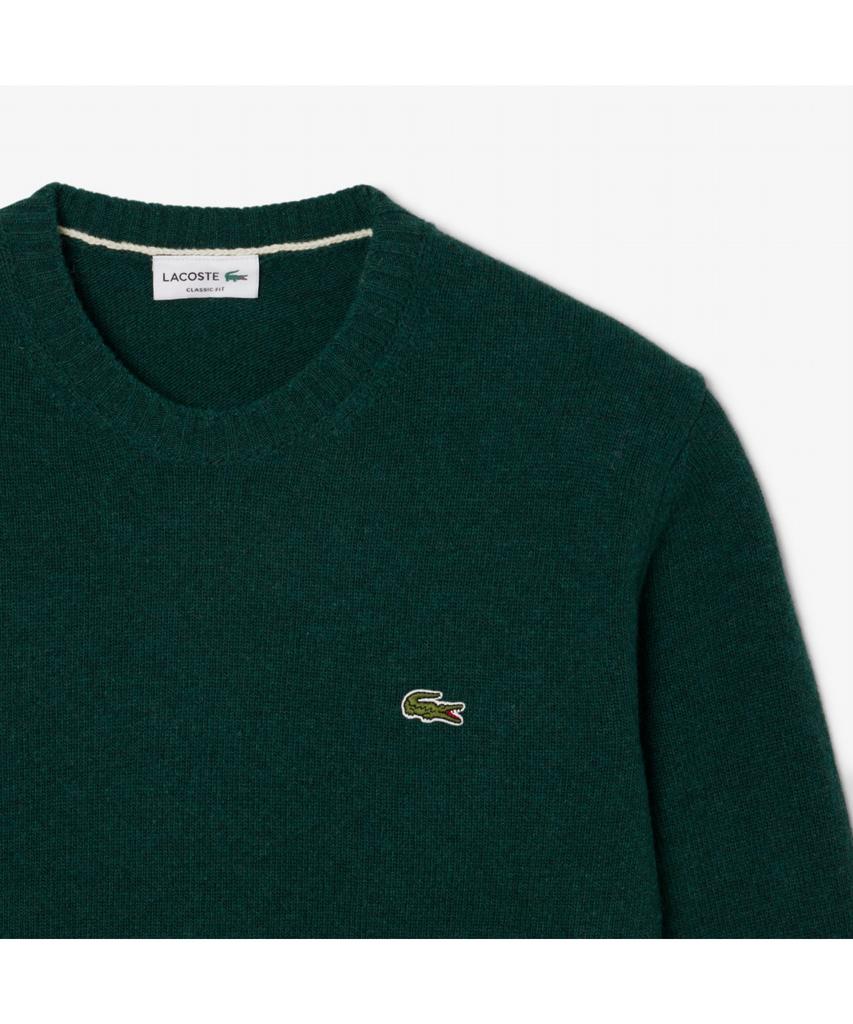 LACOSTE Men'S Wool Crew Neck Sweater Ah2916-55N Yzp