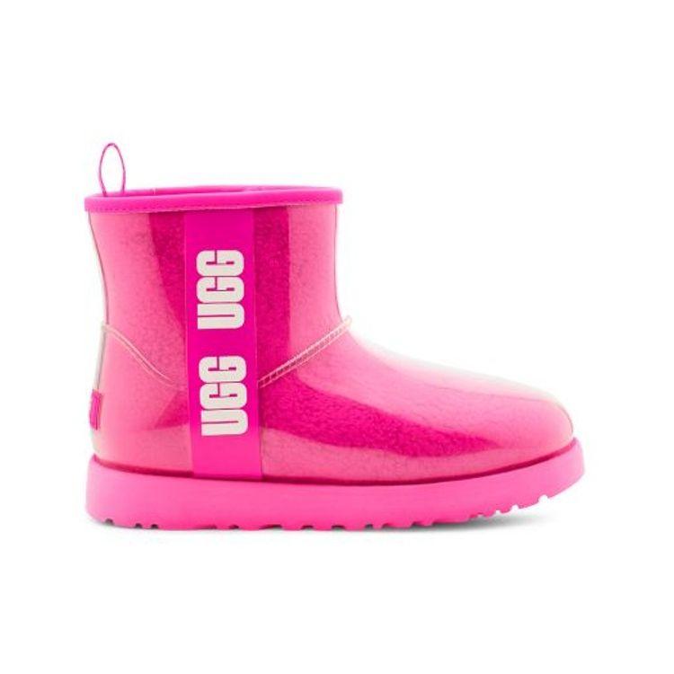 UGG Классические прозрачные мини кроссовки для женщин с питайей розово-белые 1113190-DFRT