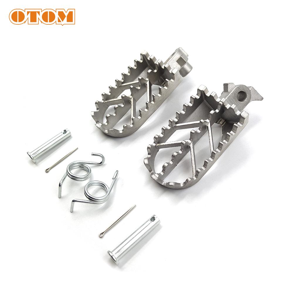 OTOM K6 Подножка Подножки Передняя Педаль Для Для KAYO TY125 TY150 T6 T4 BOSUER BSE Hailing Серия M Внедорожный Мотоцикл Подножка