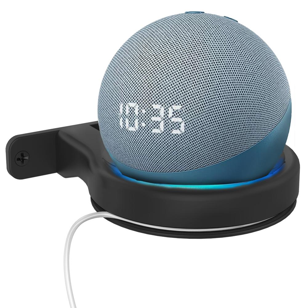 Настенный держатель для умных домашних колонок Amazon Echo Dot 3-го поколения. Встроенная система управления кабелями. Экономящий пространство кронштейн.