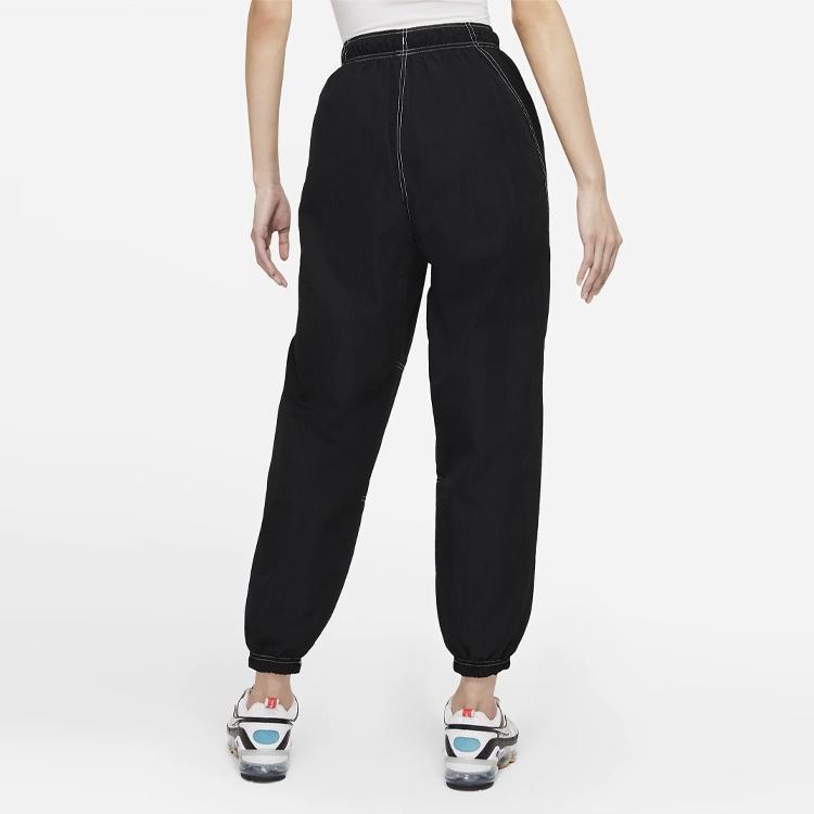 (WMNS) Nike Nsw Rpl Swsh Gx Hr Jggr Прямые тканые повседневные свободные спортивные брюки/джоггеры Осень Черный Женские DD5573-010