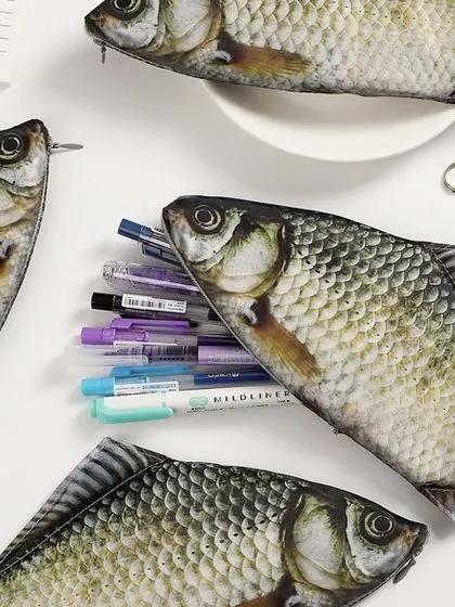 Crucian Carp School Pencil Pouch