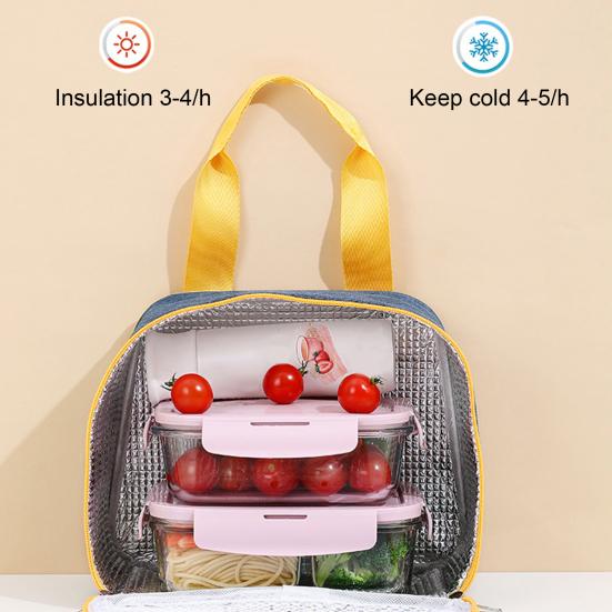 Изолированная сумка-холодильник большой емкости, герметичная ткань Оксфорд, трехслойная защита, термоизолированная сумка для ресторана