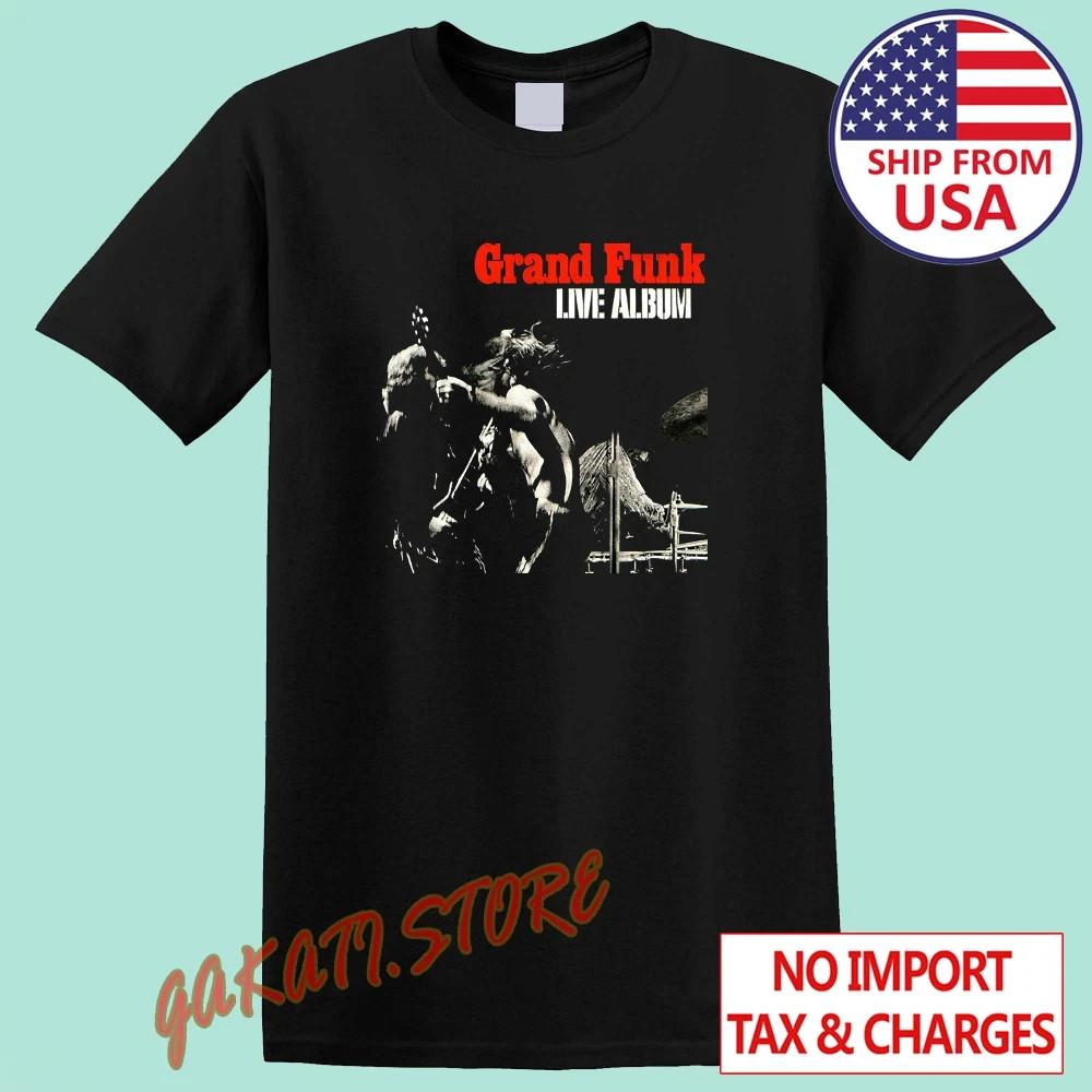 Grand Funk Railroad Men's Black Size S-5XL L832