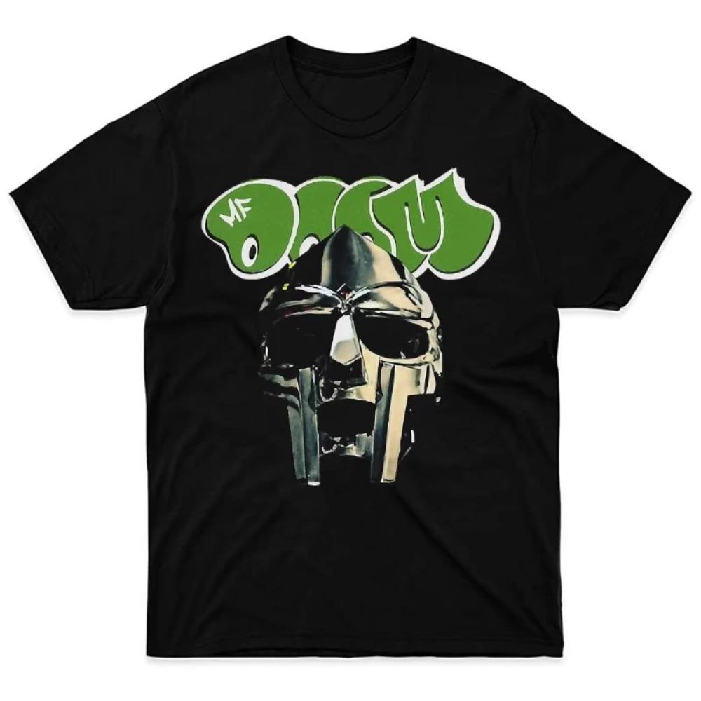 MF DOOM Рэпер Графическая Хлопковая Футболка Унисекс Мужская Женская Хип-Хоп Мода Большой Размер Топ Повседневная С Коротким Рукавом Уличная Одежда Классическая Футболка
