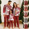 Druck Niedliches Familien-Set Pyjamas, Hauskleidung, Familien-Set Langarm-Oberteil Hosen-Set