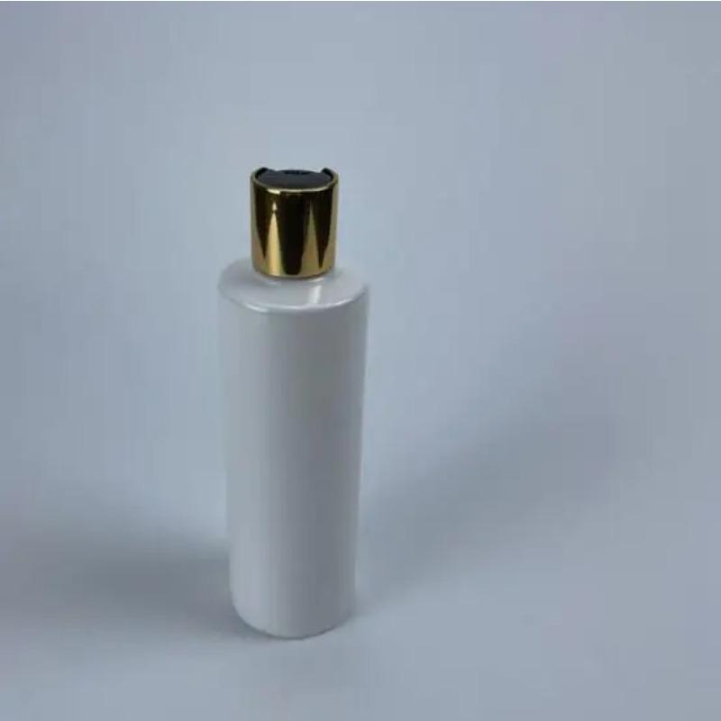 10pcs/lot 100ml/150ml/200ml/250ml Plastic Lotion Bottle With Gold Disc Cap Essential Oils Cosmetic Packaging Shampoo Bottle