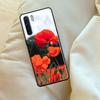 Red Corn Poppy Flower For OPPO A17 A57 A77 A5 A9 A53S A52 A72 A96 A76 A16 A54 A74 A94 A38 A58 A78 A15 A79 Case