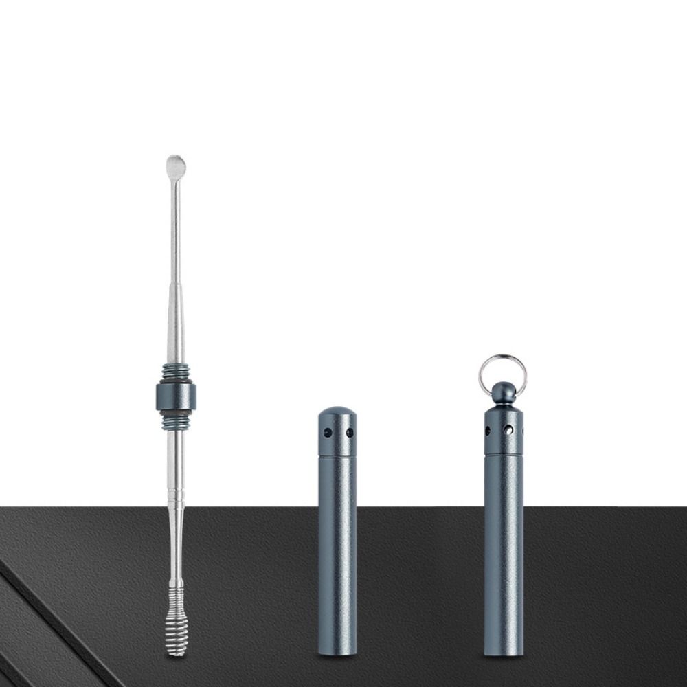 Ear Cleaning Tool Toothpick Ear Pick Ear Wax Removal Ear Cleaner Keychain Pendants Ear Spoon