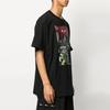 Off-White Черные мужские топы с короткими рукавами и рисунком Караваджо OMAA038E20JER0051010