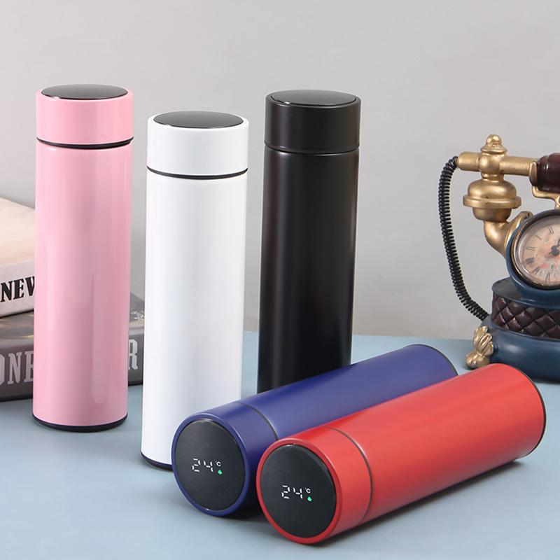 Household thermos cup Smart digital display cup Vacuum stainless steel touch display temperature Outdoor thermal insulation water cup