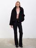 Haveless Nue Faux Shearling Jacket Black