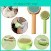 New Sunflower Pet Grooming Brush Self-cleaning, Curved Teeth, And Resin Protection For A Gentle, Spa-like Experience