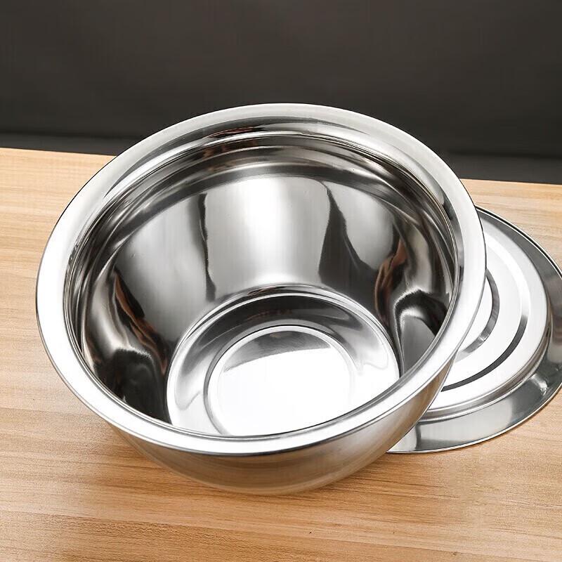 Commercial Thickened Stainless Steel Storage Pot with Lid