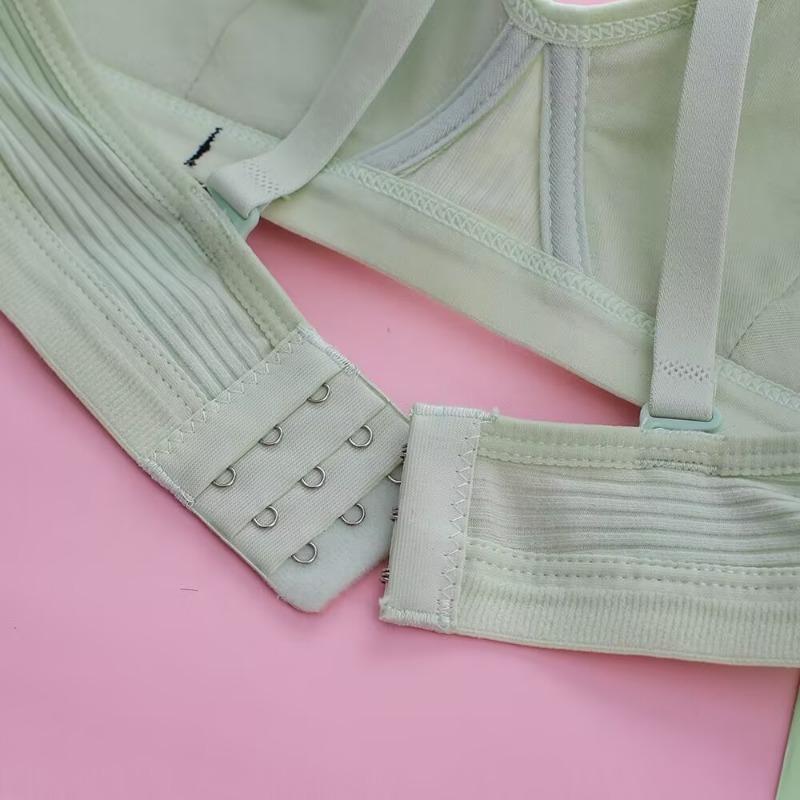 Нижнее белье с чашкой AB для девочек-подростков, женский беспроводной бесшовный бюстгальтер для девочек, дышащий тренировочный бюстгальтер