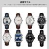 [Nywing] Браслет для часов TAG HEUER 19 мм 20 мм 22 мм из натуральной телячьей кожи с D-образной пряжкой - Черный