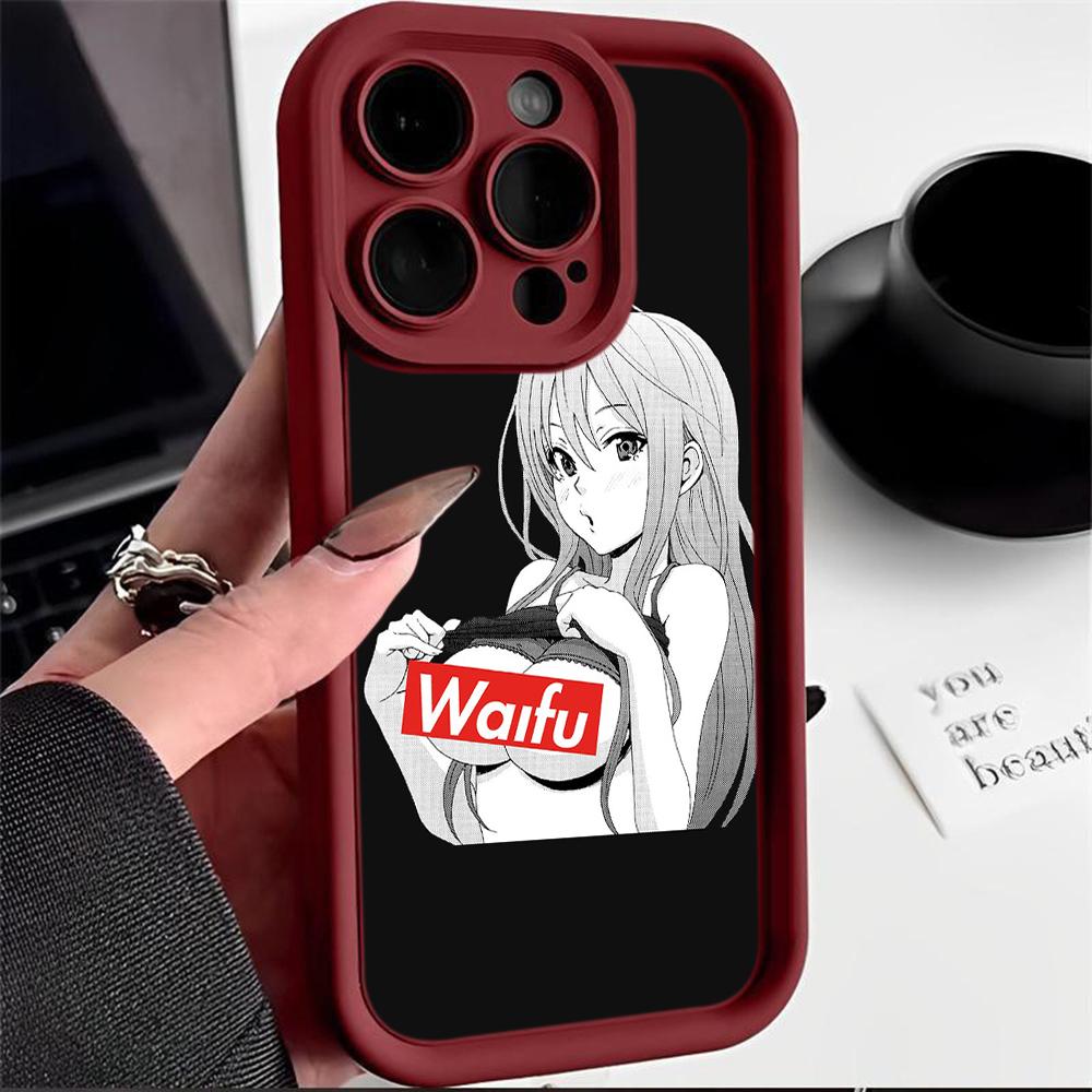 Ae81 хентай Harajuku аниме Girl art защитные чехлы для телефонов для Xiaomi Poco X5 M6 Redmi Note 13 12 11 Pro 13C 12C A3 9 10 12S ангельские глазки задняя крышка из ТПУ