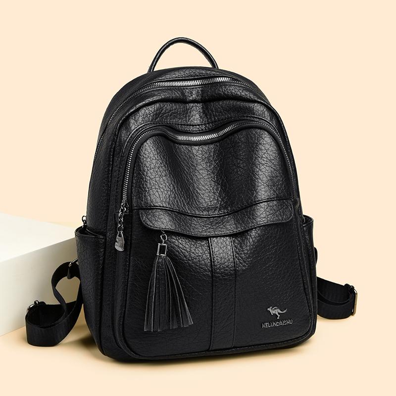 Многофункциональный женский рюкзак Высококачественная ПУ кожа Mochilas Роскошные женские дизайнерские рюкзаки Дорожная сумка-рюкзак Sac