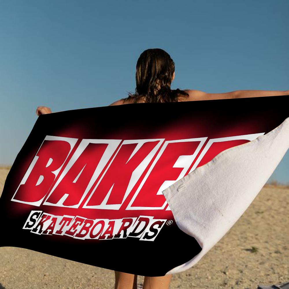 B-Bakers S-Скейтборды Большие Микрофибровые Пляжные Полотенца Быстросохнущее Полотенце Песок Пляжные Полотенца Полотенце для Бассейна для Путешествий Плавание Бассейн Йога