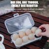 Egg Box 3/4/8 Grids Egg Holder Container For Outdoor Camping Picnic Eggs Box Case Anti-Fall Egg Storage Boxes Kitchen Organizer