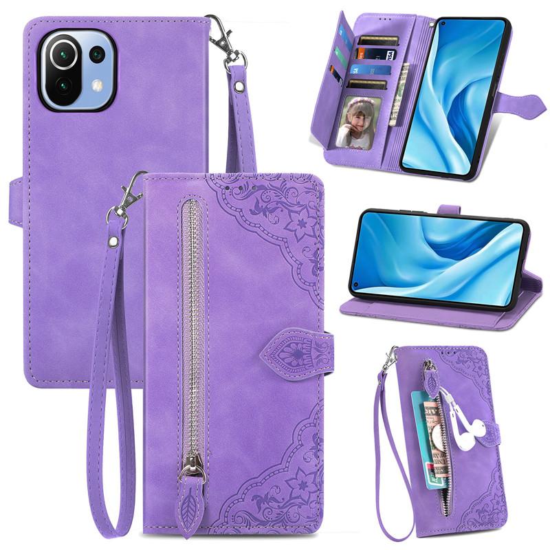 Кожаный чехол-бумажник для телефона с картой для Xiaomi 12 11 11T 10 10S 10T Poco X3 GT M4 X4 Pro Lite Redmi 10A 10C 9A 9C 8A Note 8 9 10 11 противоударный чехол-подставка