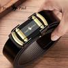 2023 New Paul Belt Men's New Toothless Automatic Buckle Belt Fashion Young and Middle-aged Casual Business Trousers