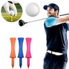 100 шт. Пластиковая гольф-резиновая подставка 68 мм Подставка для тренировок по гольфу Профессиональная подставка для гольфа Аксессуары для гольфа