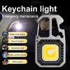 Portable Flashlight Keychain Light 1000 Lumens Bright and Rechargeable Small LED Keychain Flashlight With 7 Modes Mini Pocket
