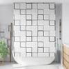 VidaXL Roller Shower Curtain 160x240 Cm Fabric Width 156 Cm, Shower Blind, Roller Shower Curtain, 4014930