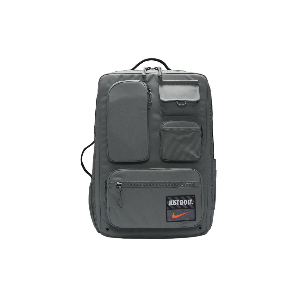 Nike Portable Zipper Multifunctional Pocket Fabric Backpack Men Backpacks Smoke-Gray DQ5226-084