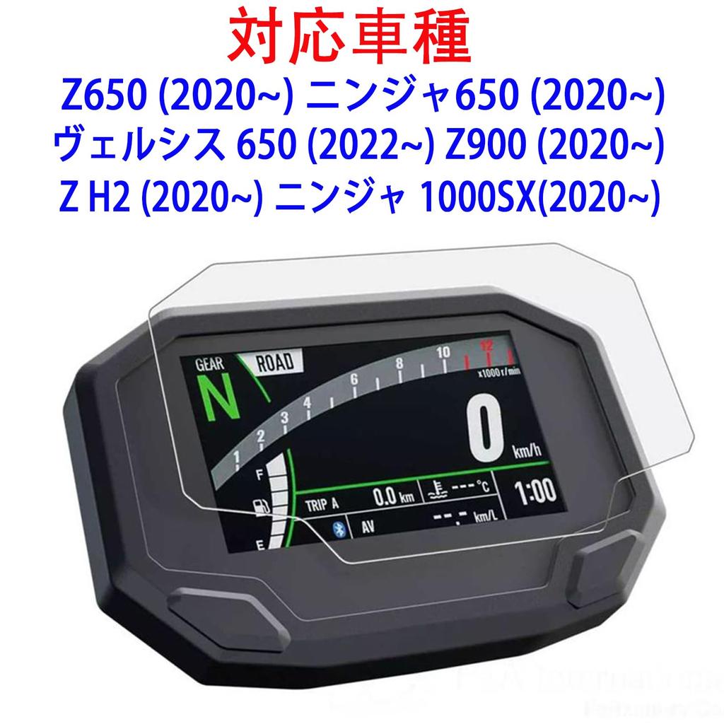 2 Sets of Motorcycle Meter Protection Film for Kawasaki Z650 (2020~) Ninja 650 (2020~)