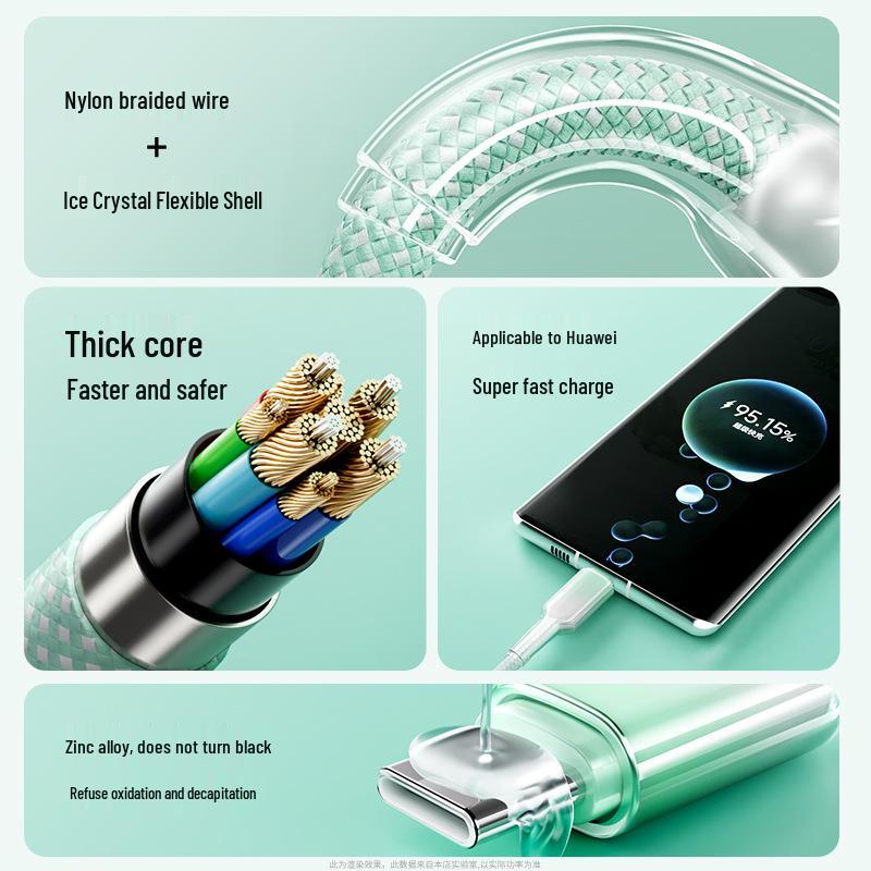 Кабель для быстрой зарядки 3-в-1 для устройств Apple, Huawei, Xiaomi