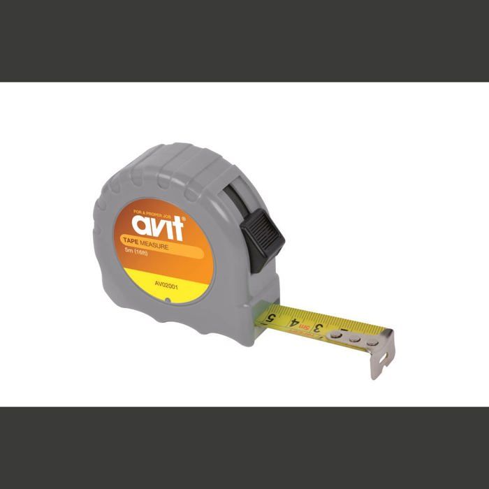 Mètre-ruban AVIT AV02001 5 m acier