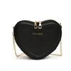 Trendy Ins Style Heart Bag Pu Material Sweet Fresh Shoulder Bag For Ladies